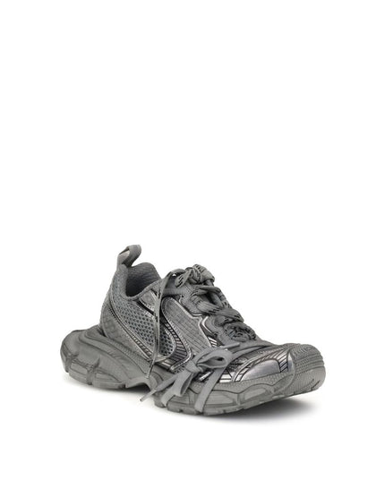 Balenciaga Gray Polyurethane Chunky Sneakers