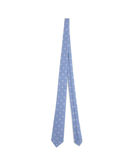 Kiton Light Blue Silk Tie