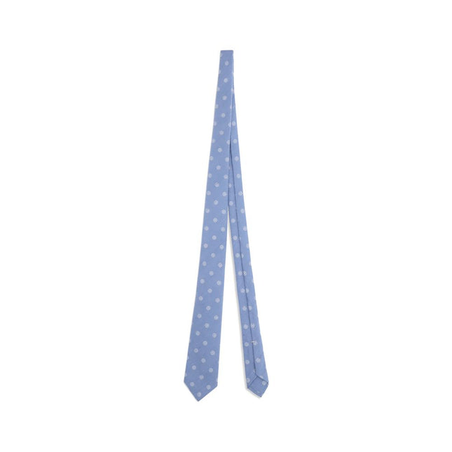Kiton Light Blue Silk Tie