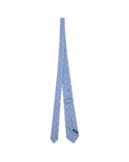 Kiton Light Blue Silk Tie