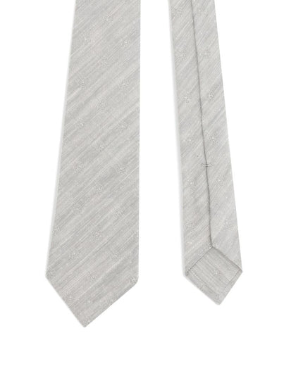 Kiton Gray Fabric Tie