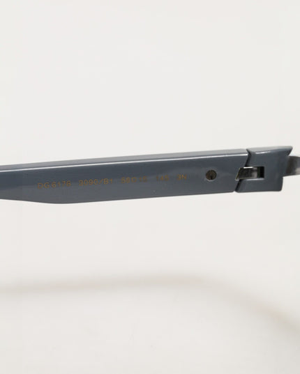 Dolce & Gabbana Blue Acetate Aviator Shades Eyewear Sunglasses