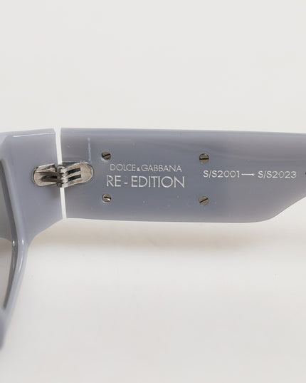 Dolce & Gabbana Light Gray Re-Edition Shades Eyewear Sunglasses