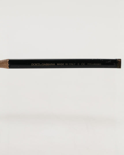 Dolce & Gabbana Matte Black Steel Frame Gray Lens Sunglasses