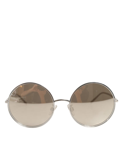 Dolce & Gabbana DG2215K Silver Metal Round Shades Eyewear Sunglasses