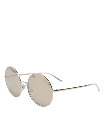 Dolce & Gabbana DG2215K Silver Metal Round Shades Eyewear Sunglasses
