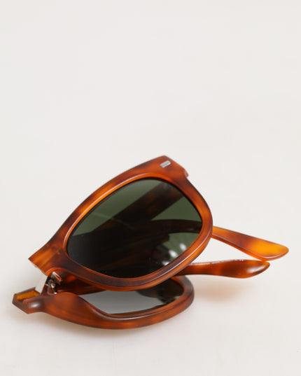 Dolce & Gabbana DG6089 Havana Full Rim Round Lenses Foldable Sunglasses