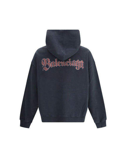 Balenciaga Black Cotton Sweatshirt