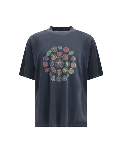Balenciaga Black Cotton T-Shirt