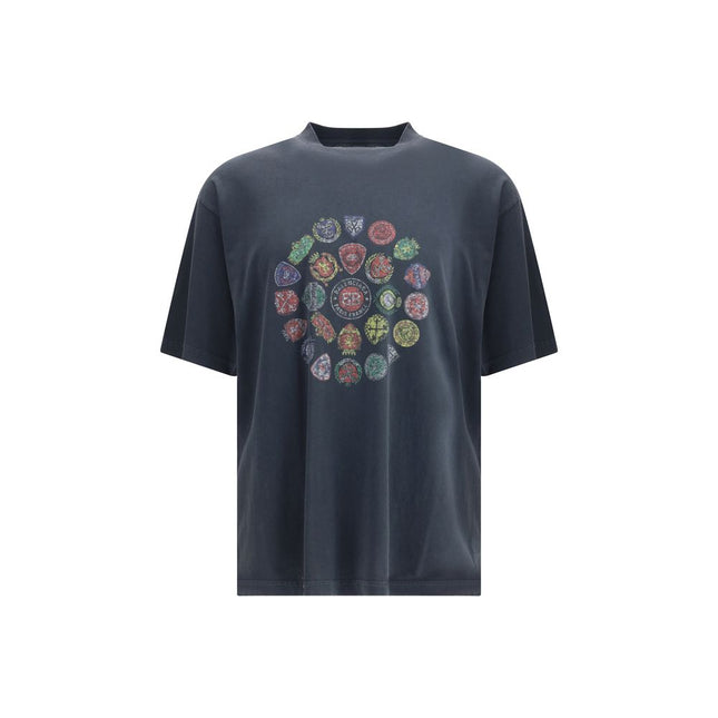 Balenciaga Black Cotton T-Shirt