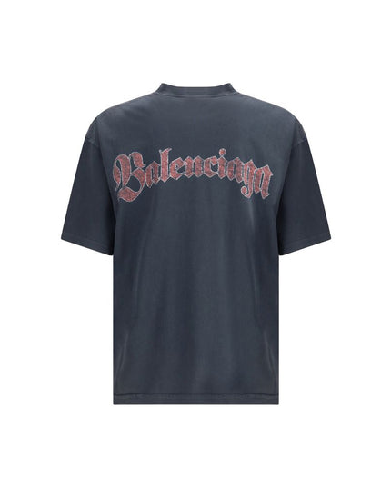 Balenciaga Black Cotton T-Shirt