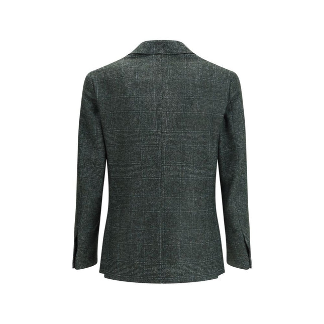 Gi Capri Green Fleece Wool Blazer
