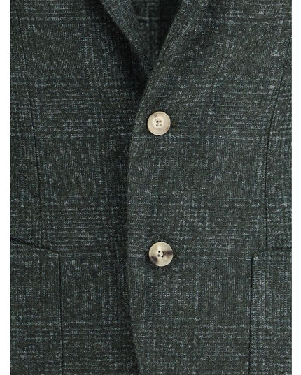 Gi Capri Green Fleece Wool Blazer