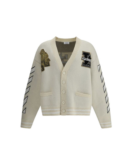 Off-White Cream Cotton Cardigan