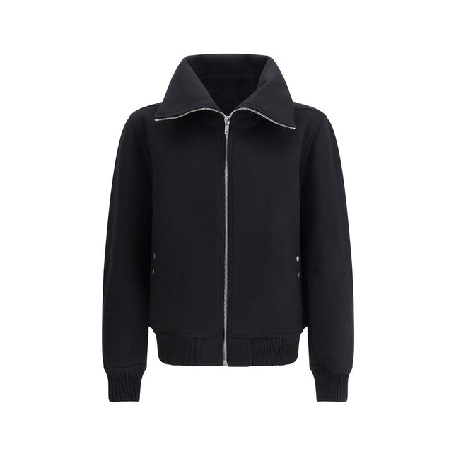 Rick Owens Black Wool Bomber