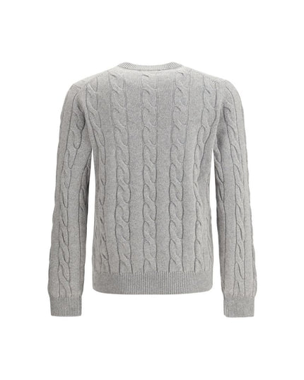 Aragona Cashmere Gray Cashmere Sweatshirt