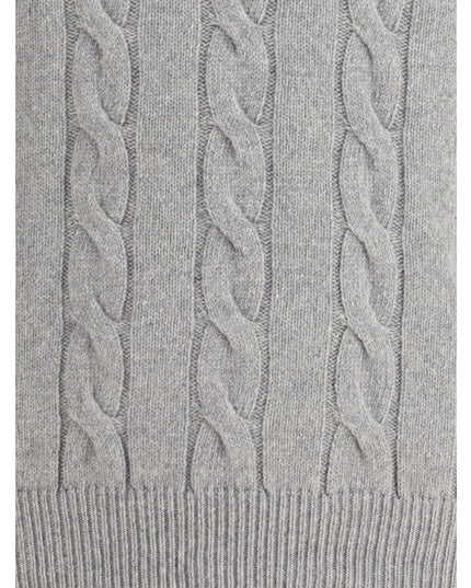Aragona Cashmere Gray Cashmere Sweatshirt