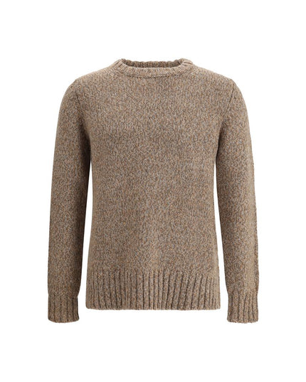 Aragona Cashmere Crewneck Wool Sweater