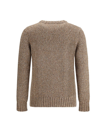 Aragona Cashmere Crewneck Wool Sweater