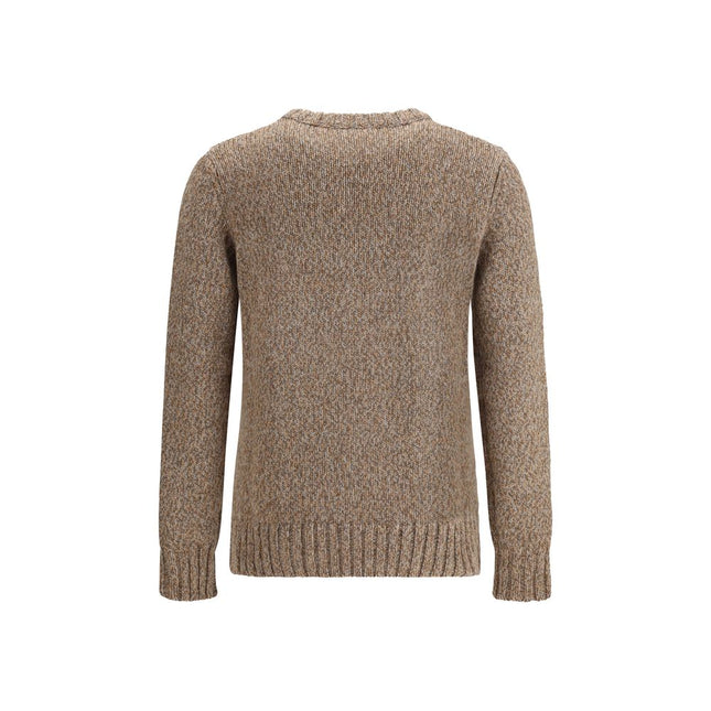 Aragona Cashmere Brown Merino Wool Sweatshirt