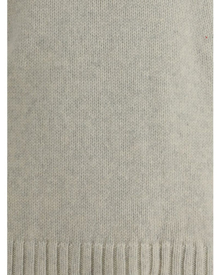 Aragona Cashmere Gray Alpaca Vicugna Pacos Turtleneck