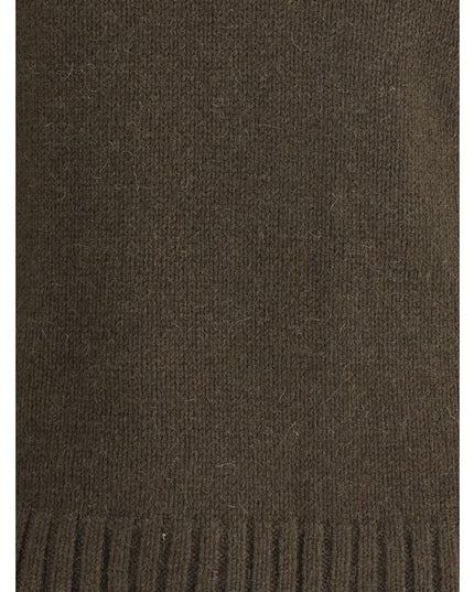 Aragona Cashmere Green Alpaca Vicugna Pacos Turtleneck