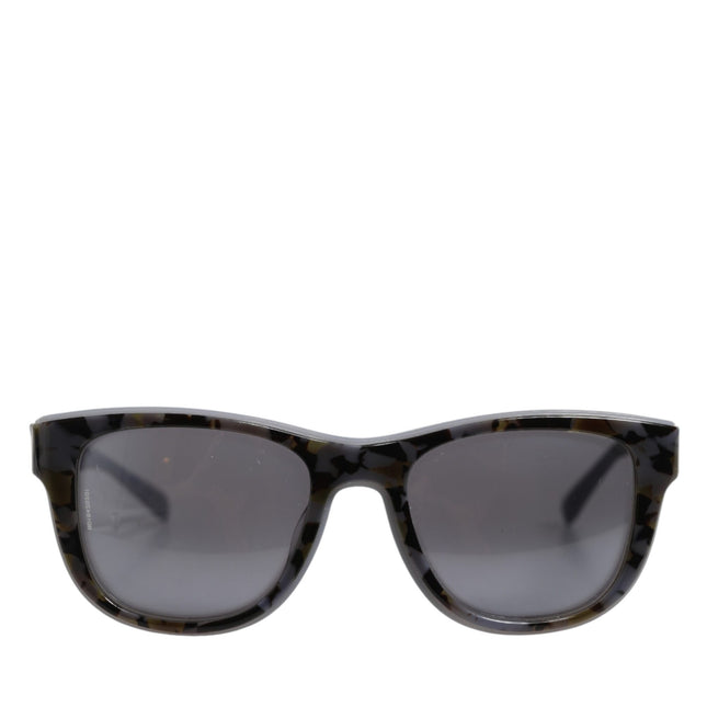 Dolce & Gabbana DG4284F Gray Tortoiseshell Blue Acetate Shades Sunglasses