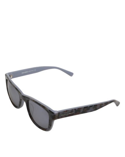 Dolce & Gabbana DG4284F Gray Tortoiseshell Blue Acetate Shades Sunglasses