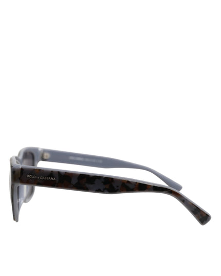 Dolce & Gabbana DG4284F Gray Tortoiseshell Blue Acetate Shades Sunglasses