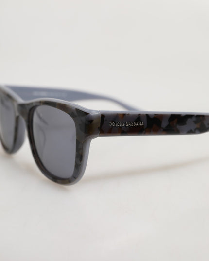 Dolce & Gabbana DG4284F Gray Tortoiseshell Blue Acetate Shades Sunglasses