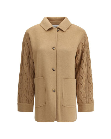 Max Mara Beige Wool Coat