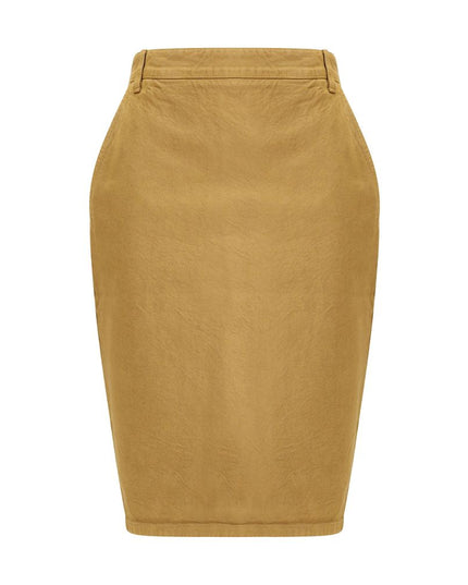 Saint Laurent Beige Denim Skirt