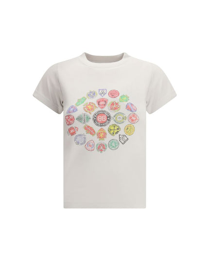 Balenciaga White Cotton T-Shirt
