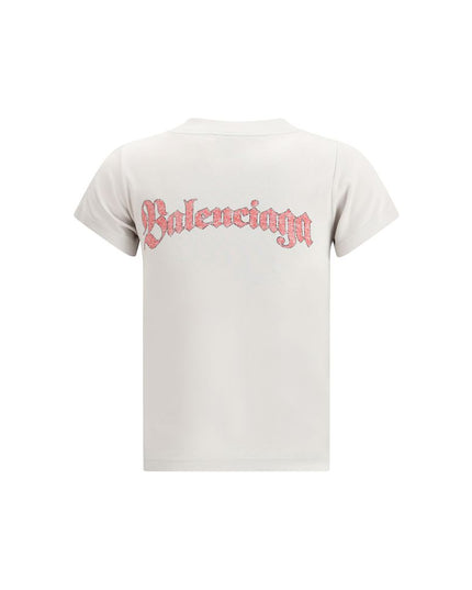 Balenciaga White Cotton T-Shirt
