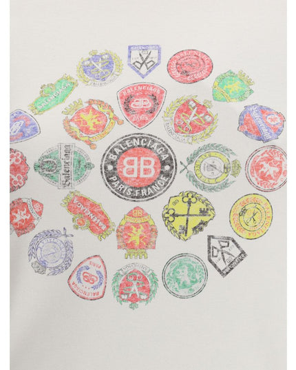 Balenciaga White Cotton T-Shirt