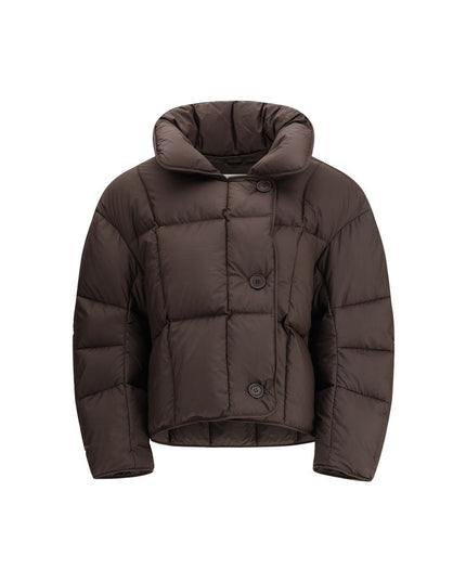 IENKI IENKI Brown Nylon Coat