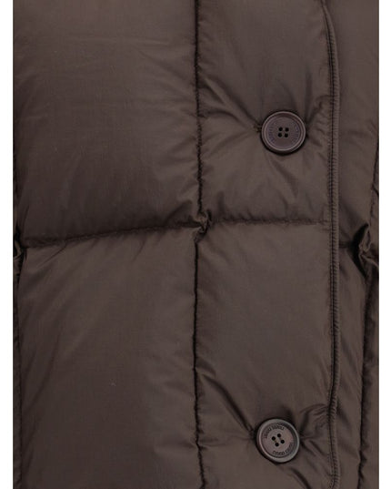 IENKI IENKI Brown Nylon Coat