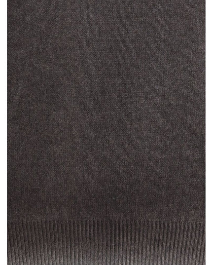 Aragona Cashmere Gray Cashmere Turtleneck