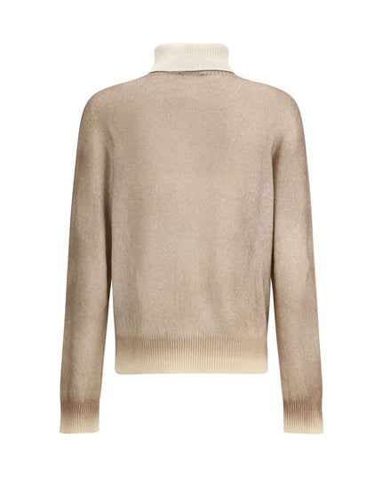 Aragona Cashmere Brown Cashmere Turtleneck