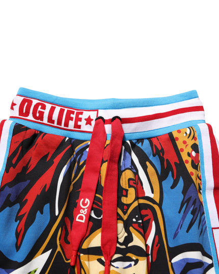 Dolce & Gabbana Multicolor Captain Sicily Men Bermuda Shorts