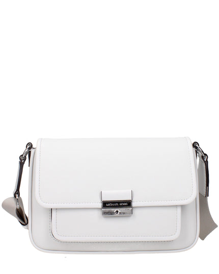 Michael Kors White Leather Crossbody Bag
