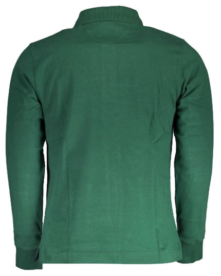 La Martina Green Cotton Polo Shirt