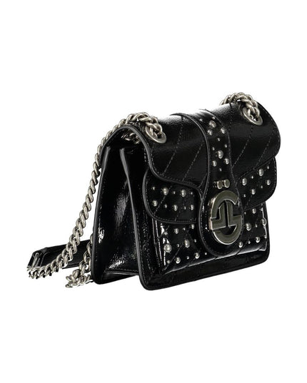 Gaelle Paris Black Polyethylene Handbag