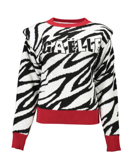 Gaelle Paris White Polyester Sweater