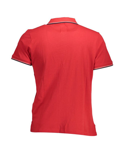 Gianmarco Venturi Red Cotton Polo Shirt