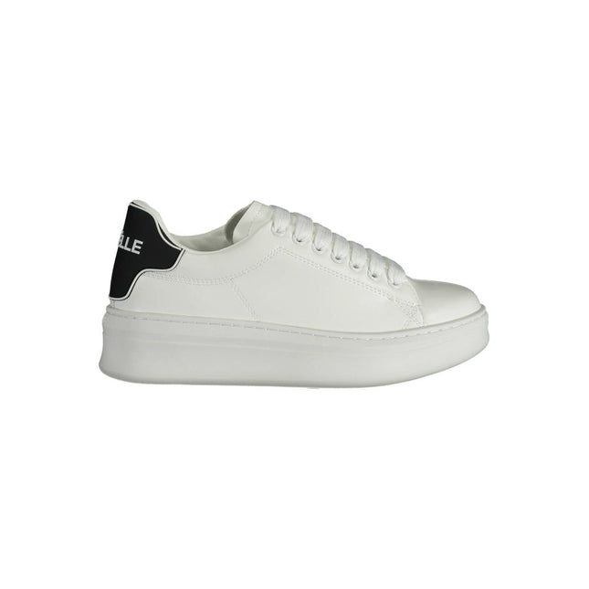 Gaelle Paris White Polyethylene Sneaker