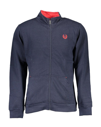 Gianmarco Venturi Blue Cotton Sweatshirt