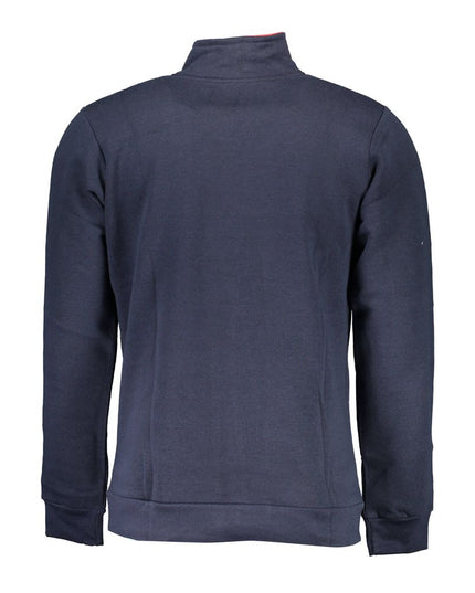 Gianmarco Venturi Blue Cotton Sweatshirt