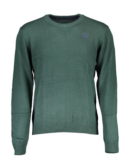 Gianmarco Venturi Verde Cotton Men's Sweater
