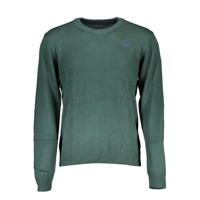 Gianmarco Venturi Verde Cotton Men's Sweater